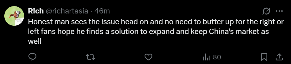 英伟达CEO称中国在AI领域“并不落后”于美国，两国差距很小