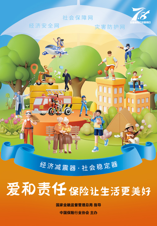 7.8 | 2025年“7.8全国保险公众宣传日”海报3——两器三网